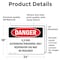 Signmission H2S Gas Authorized Personnel Only Danger Sign, Vinyl Decal, 24in W x 18in L, 2PK OS-2PACK-DS-D-1824-L-1277 - alternate 4